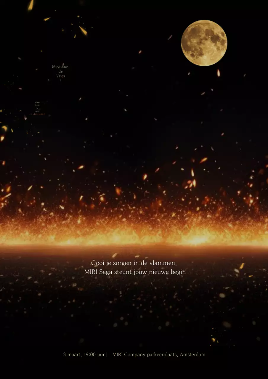 Zwarte Premium Mirissa Moon House Burning Event