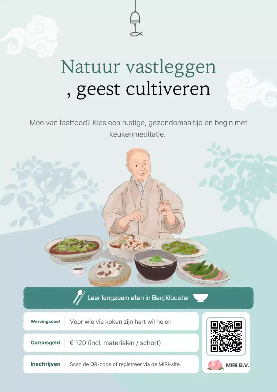 Groene, eenvoudige en natuurlijke kookinstructies
