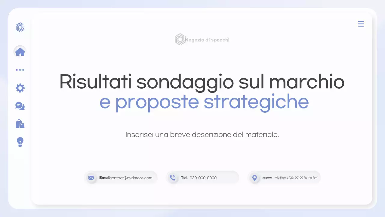 Guida al sondaggio sul marchio Blue Clean