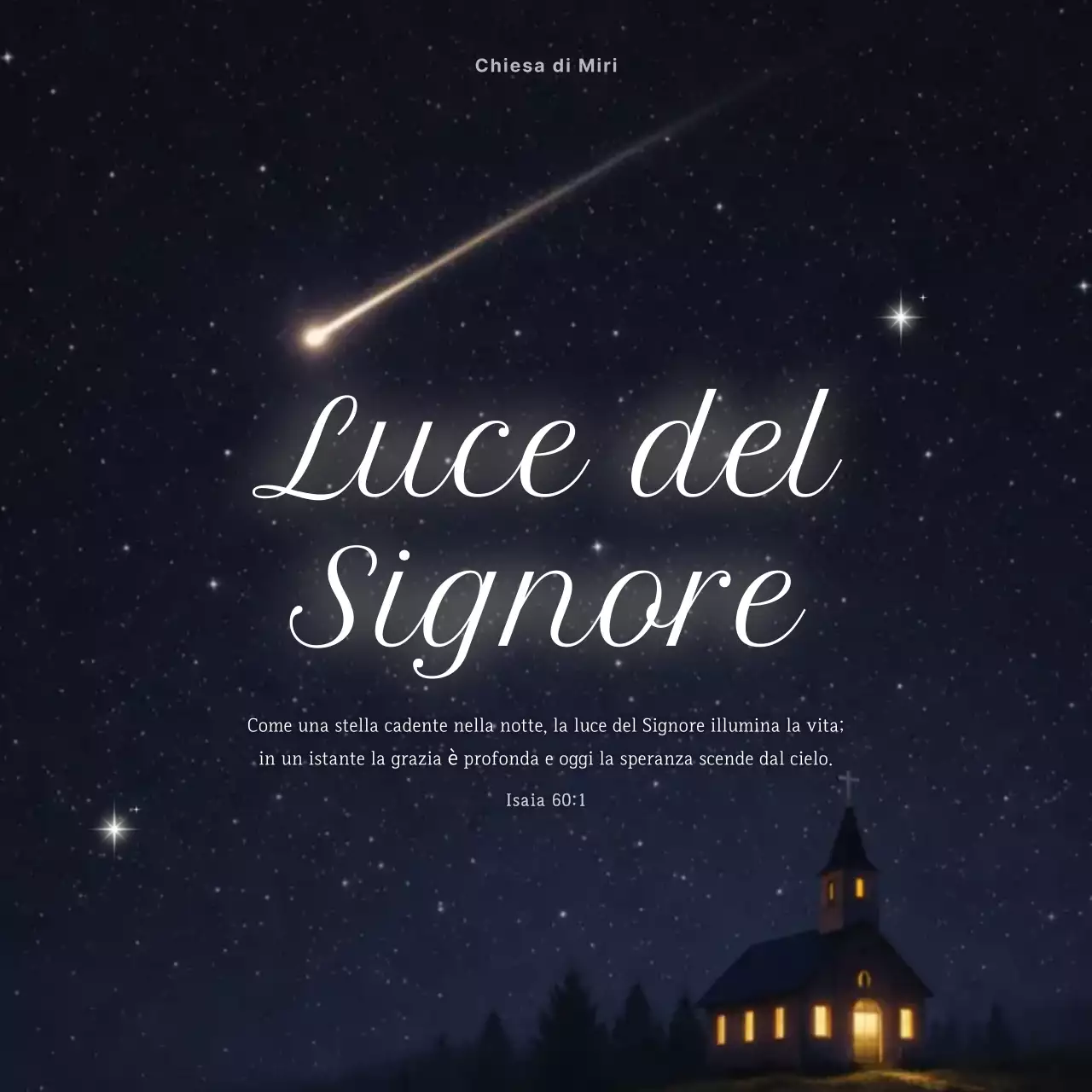 Evento della Chiesa Semplice Nera