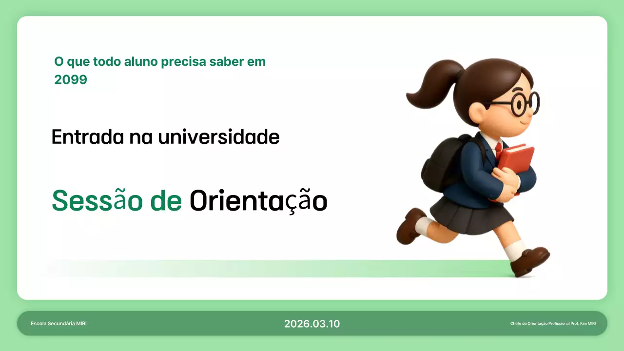 Informações sobre a Sessão Informativa de Carreira para o Exame de Admissão do Yeondu Simple College