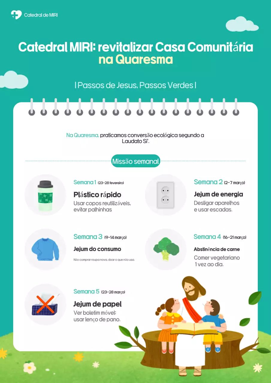 Campanha de Proteção Ambiental Verde e Limpa