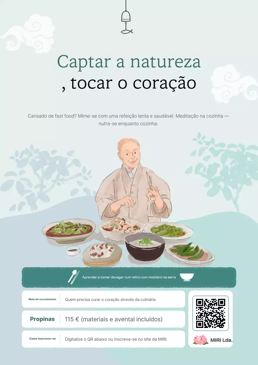 Instruções de culinária ecológica, simples e natural