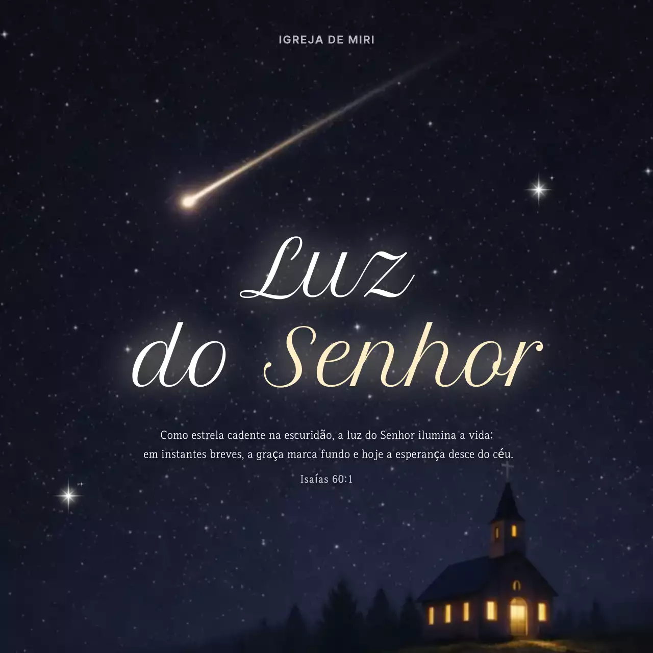 Evento da Igreja Black Simple