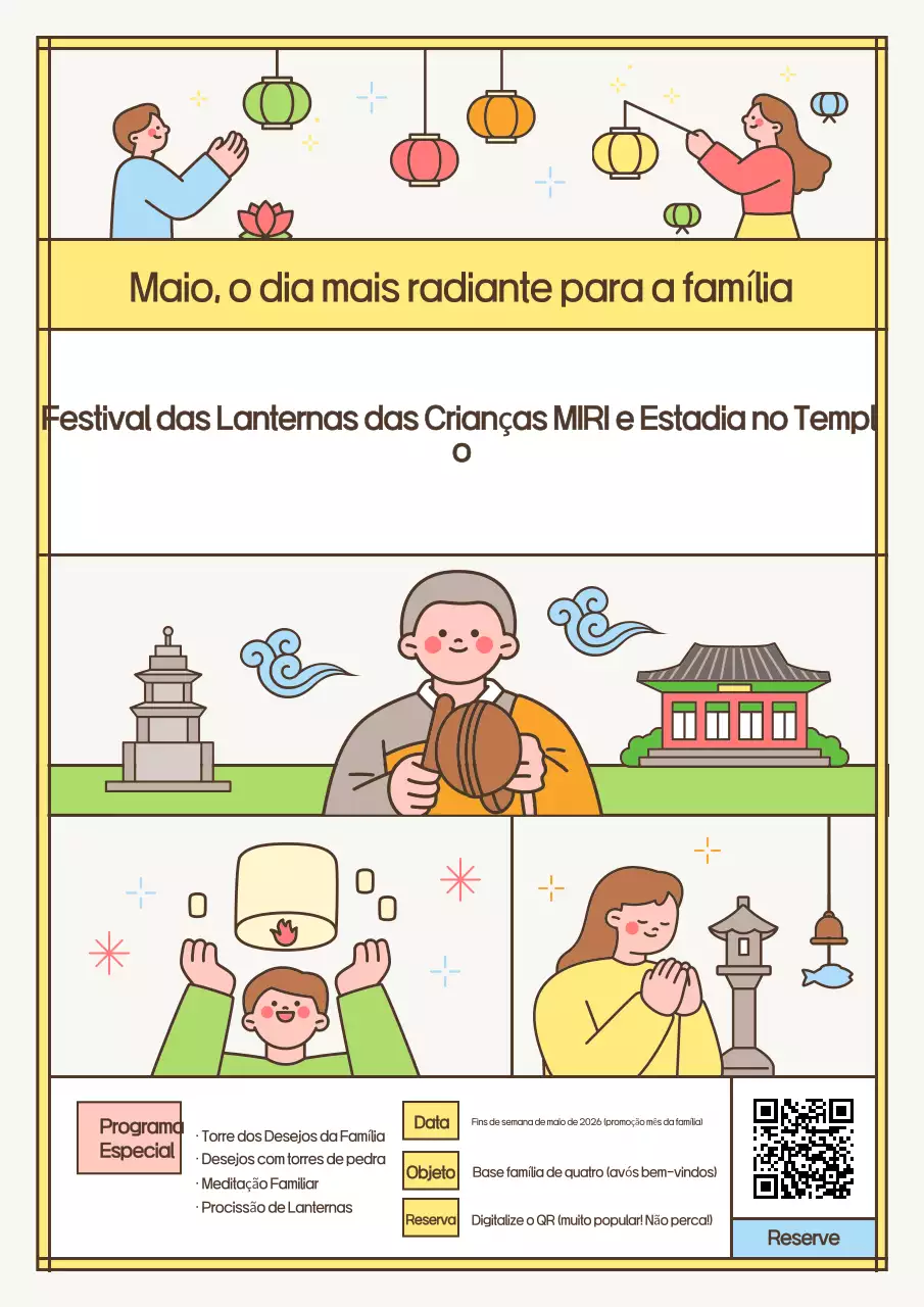Guia do Festival das Lanternas Amarelas para Crianças