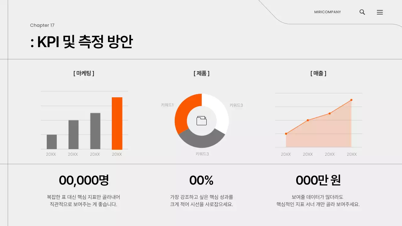 오렌지 미니멀 마케팅 이벤트 기획안 제안서