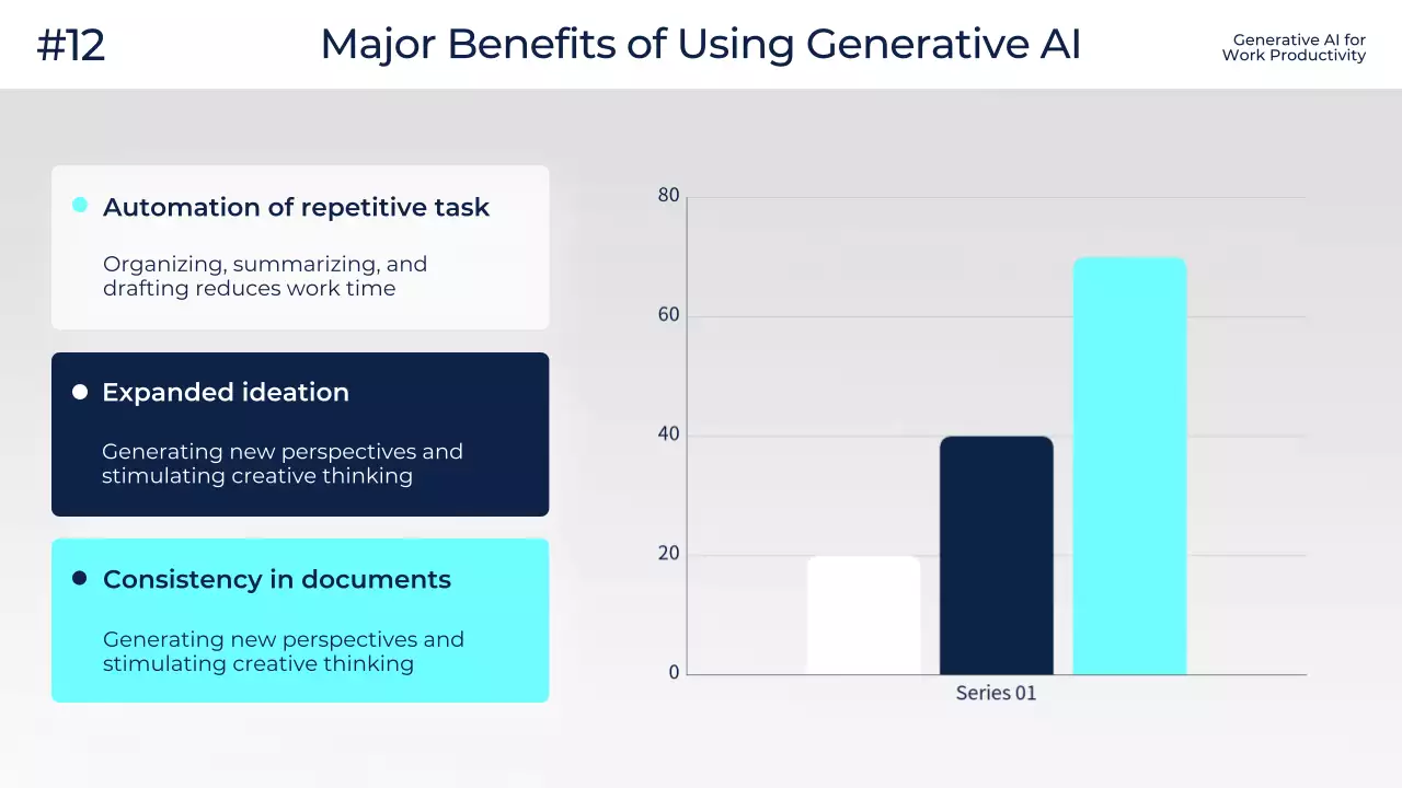 화이트 모던 AI 교육 광고