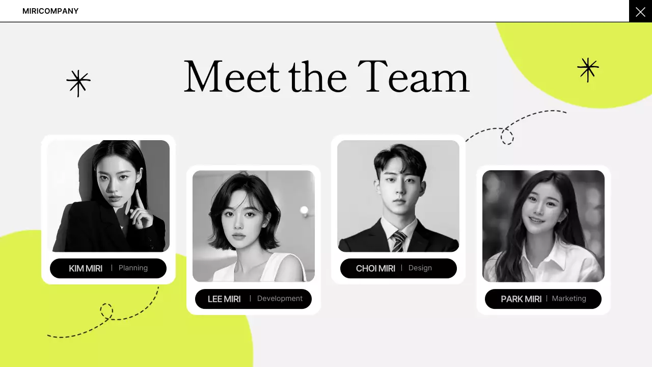 회색의 심플한 비즈니스 아이디어 기획서