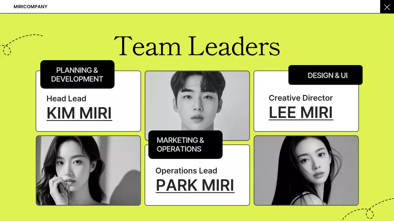 회색의 심플한 비즈니스 아이디어 기획서