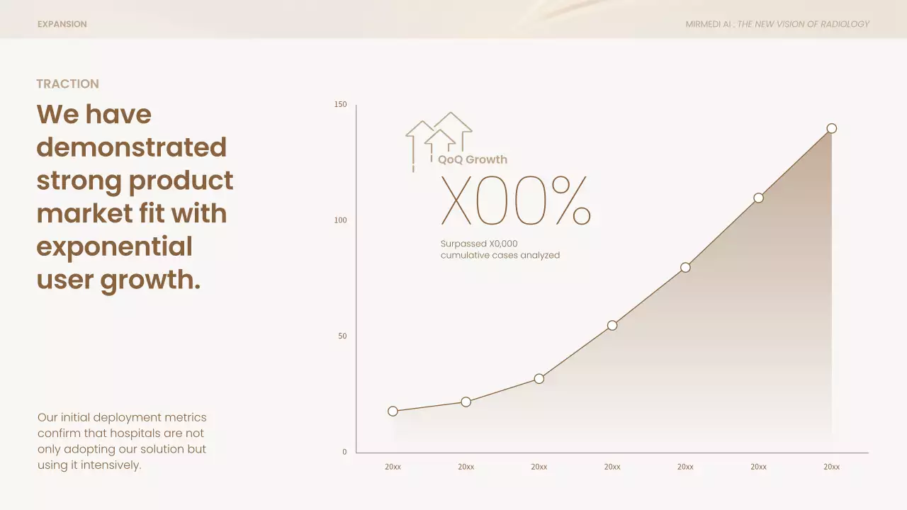 베이지색 모던 비즈니스 프레젠테이션