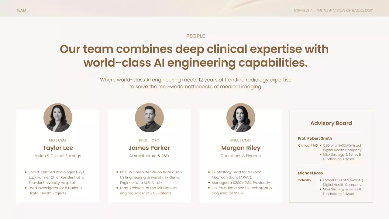 베이지색 모던 비즈니스 프레젠테이션