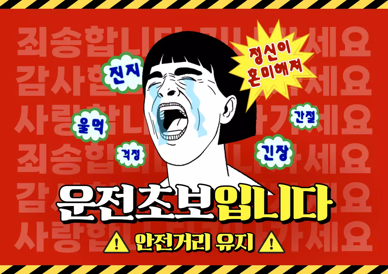 빨강 키치 안전 수칙 안내