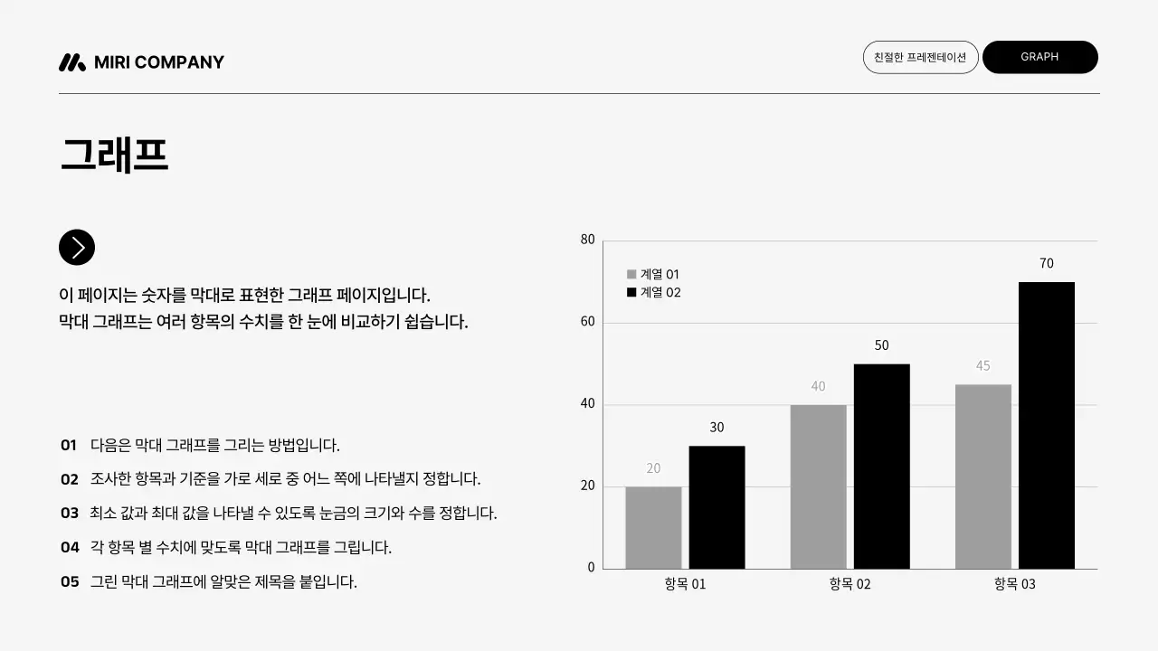흰색 미니멀 교육 자료 안내