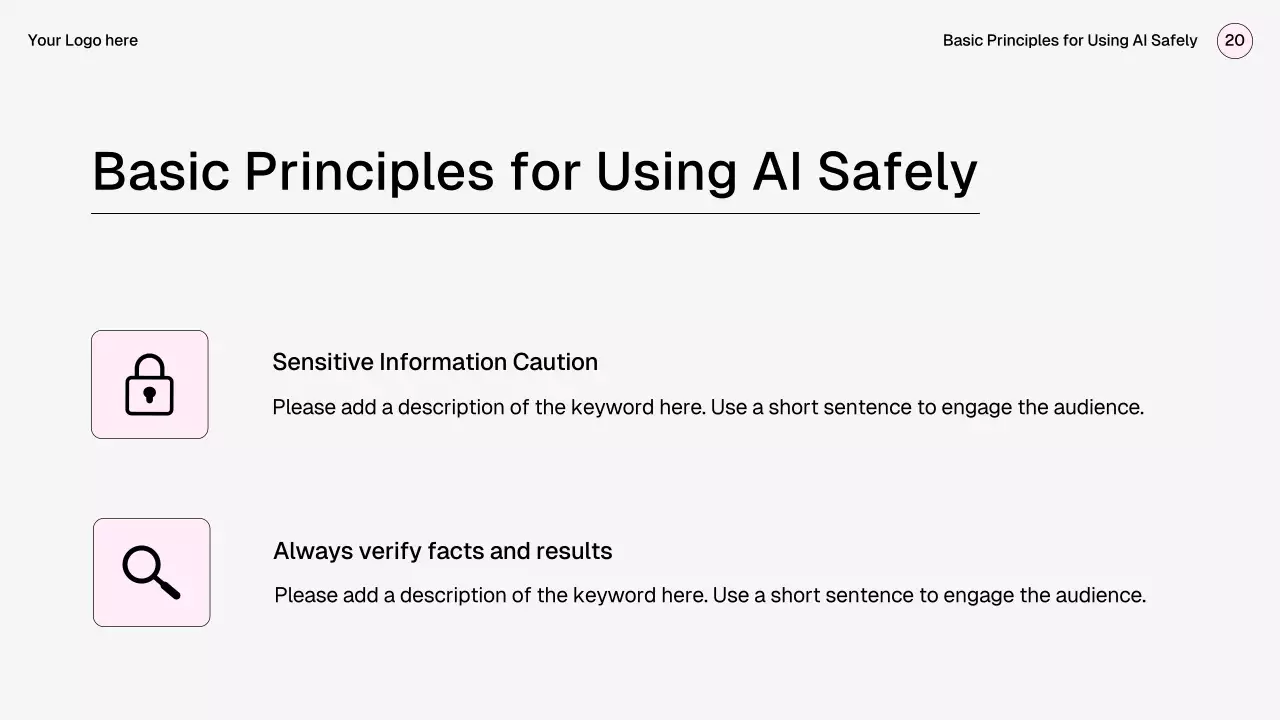 핑크 미니멀 AI 학습 가이드