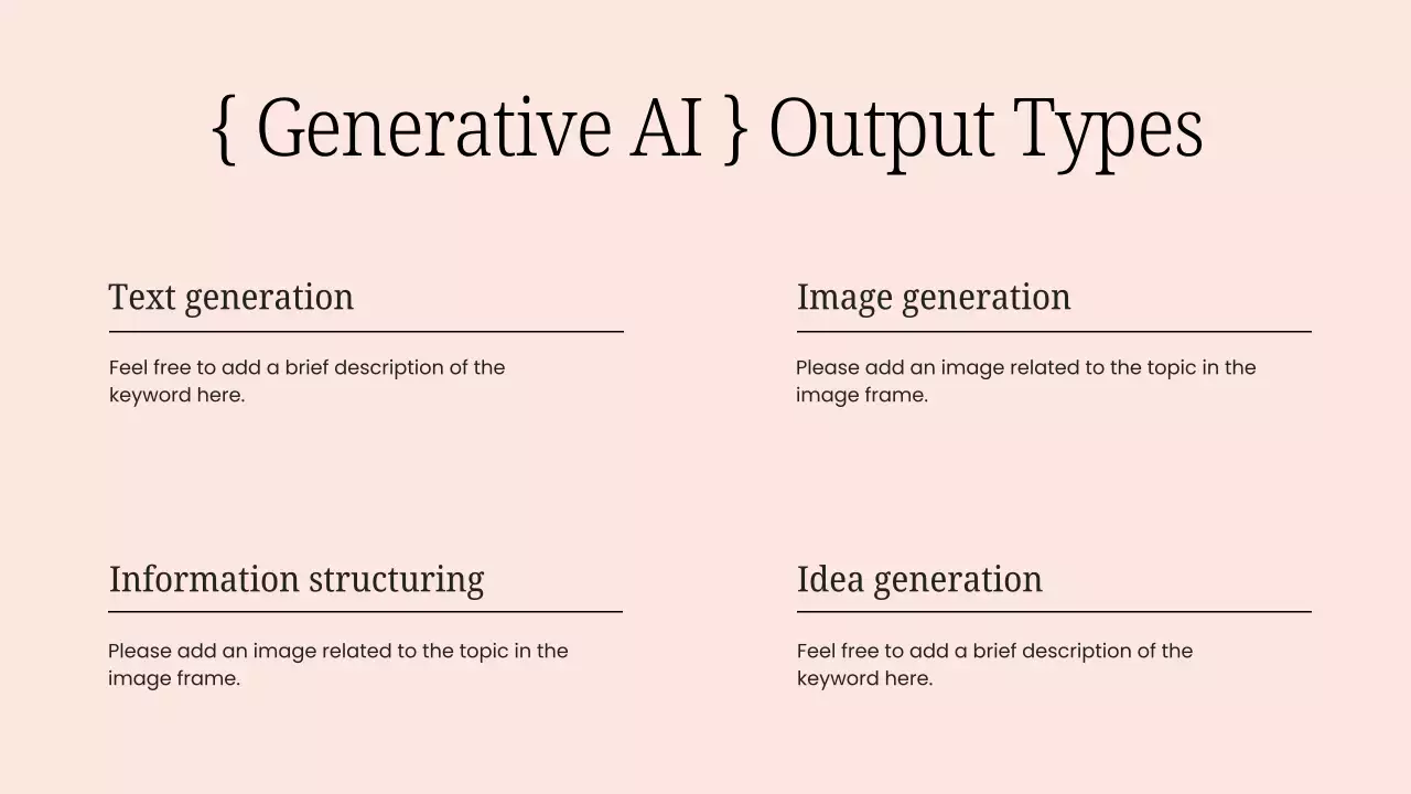 핑크 심플 AI 교육 과정 프레젠테이션
