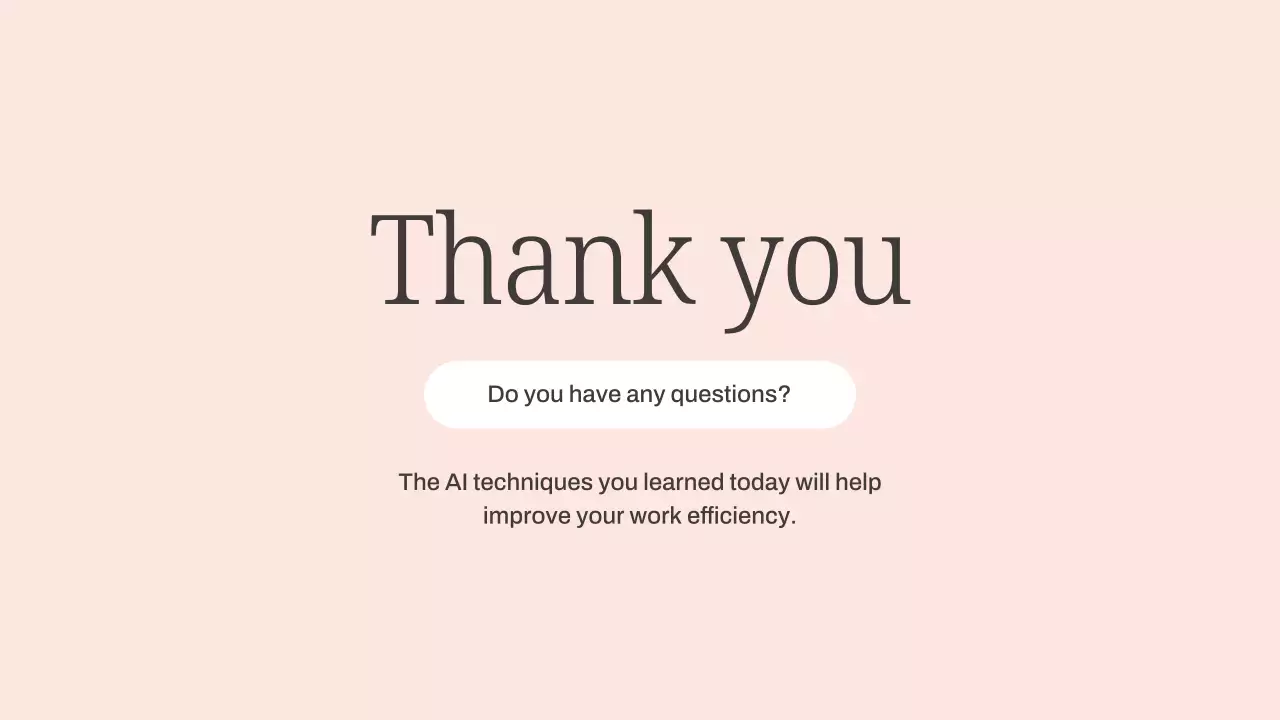 핑크 심플 AI 교육 과정 프레젠테이션