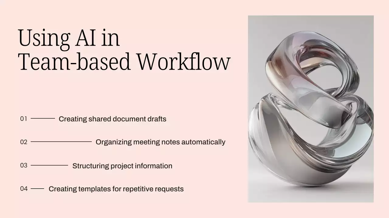 핑크 심플 AI 교육 과정 프레젠테이션