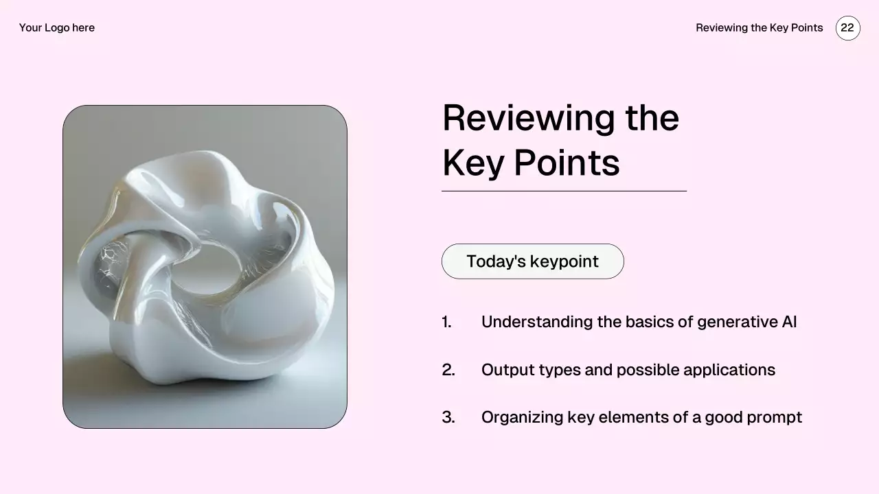 핑크 미니멀 AI 학습 가이드
