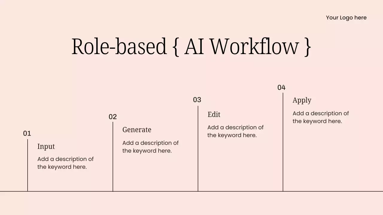 핑크 심플 AI 교육 과정 프레젠테이션