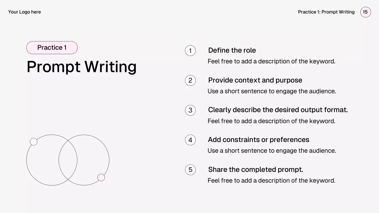 핑크 미니멀 AI 학습 가이드