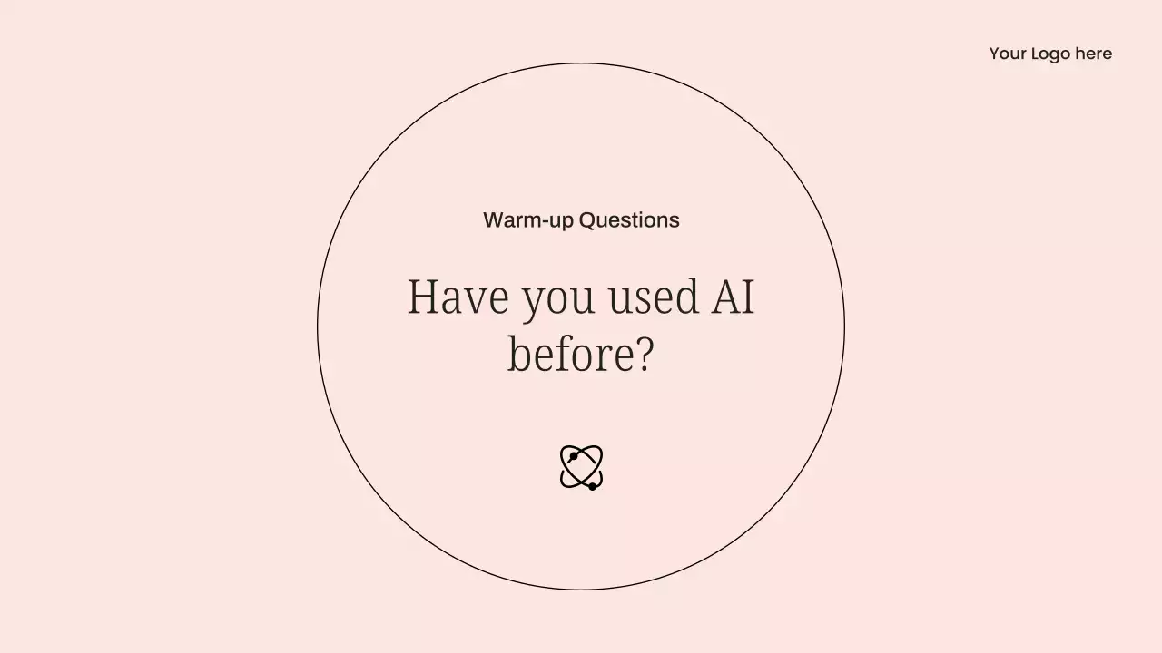 핑크 심플 AI 교육 과정 프레젠테이션