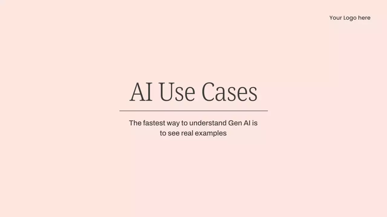 핑크 심플 AI 교육 과정 프레젠테이션