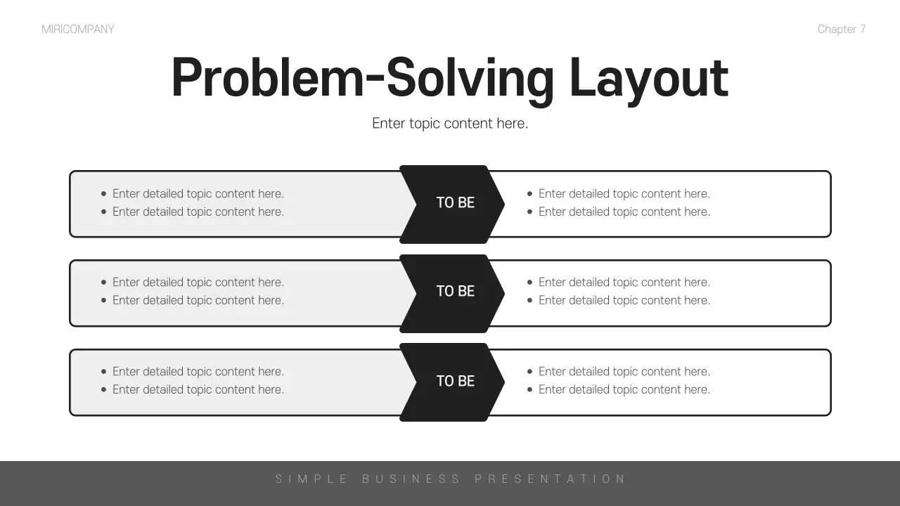 블랙 미니멀리스트 비즈니스 프레젠테이션