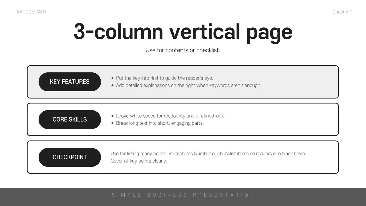 블랙 미니멀리스트 비즈니스 프레젠테이션