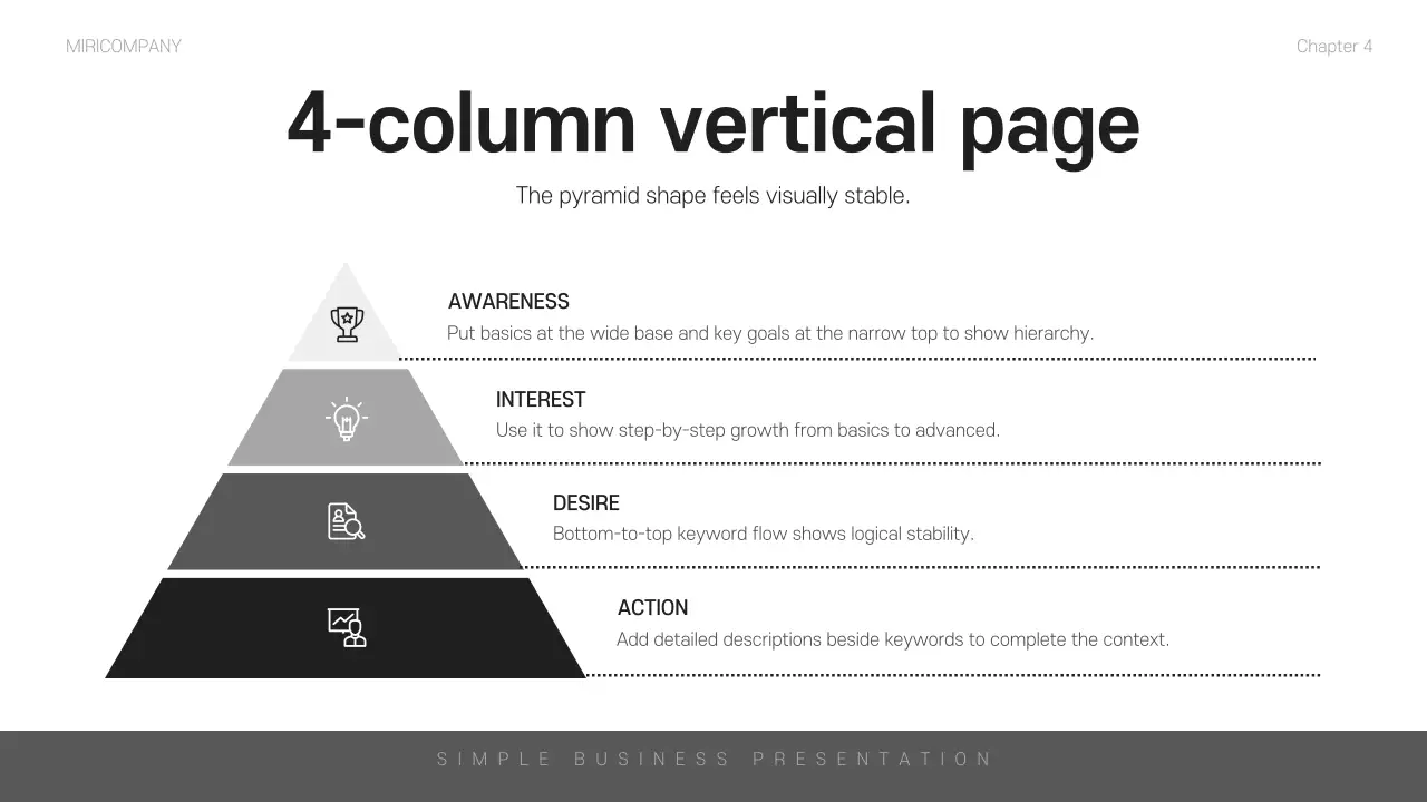 블랙 미니멀리스트 비즈니스 프레젠테이션