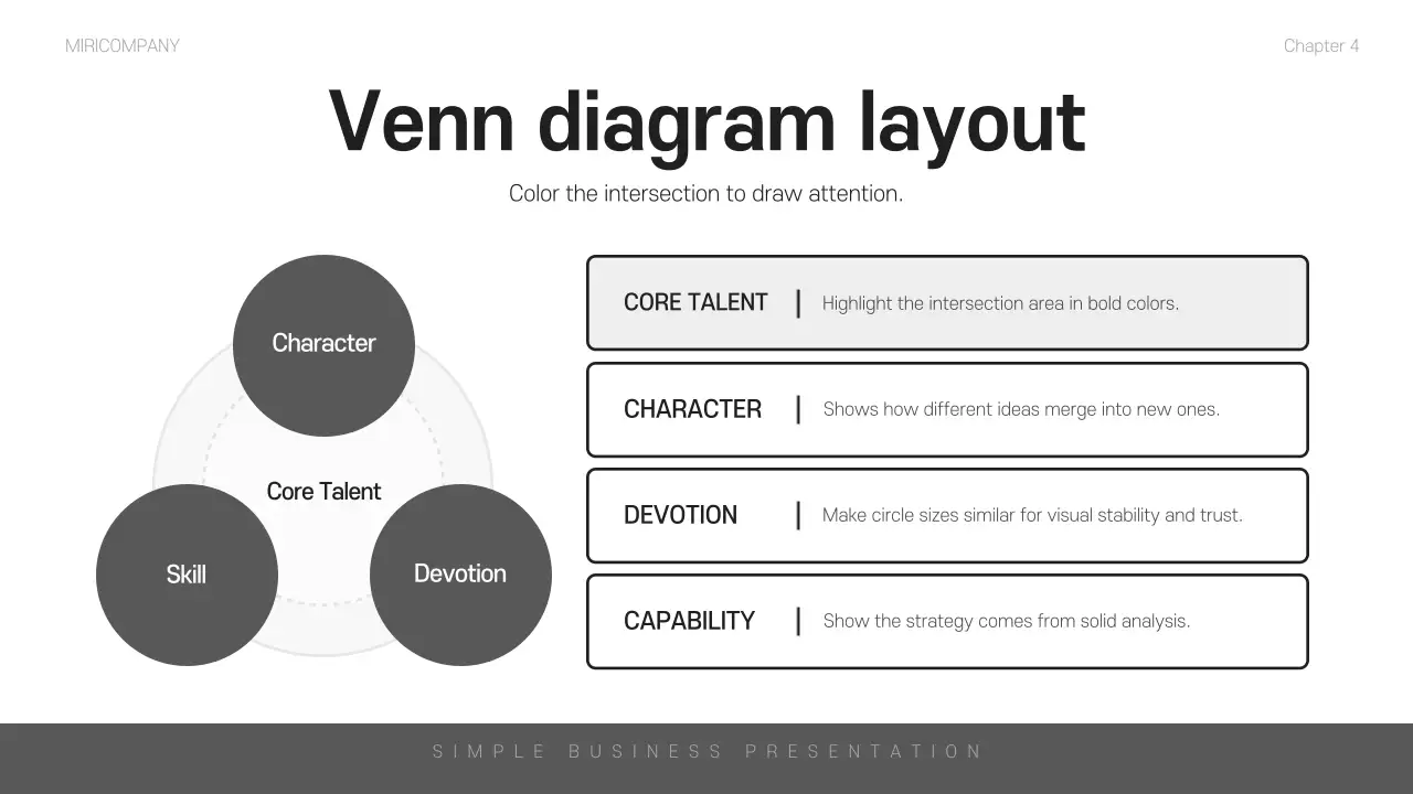 블랙 미니멀리스트 비즈니스 프레젠테이션