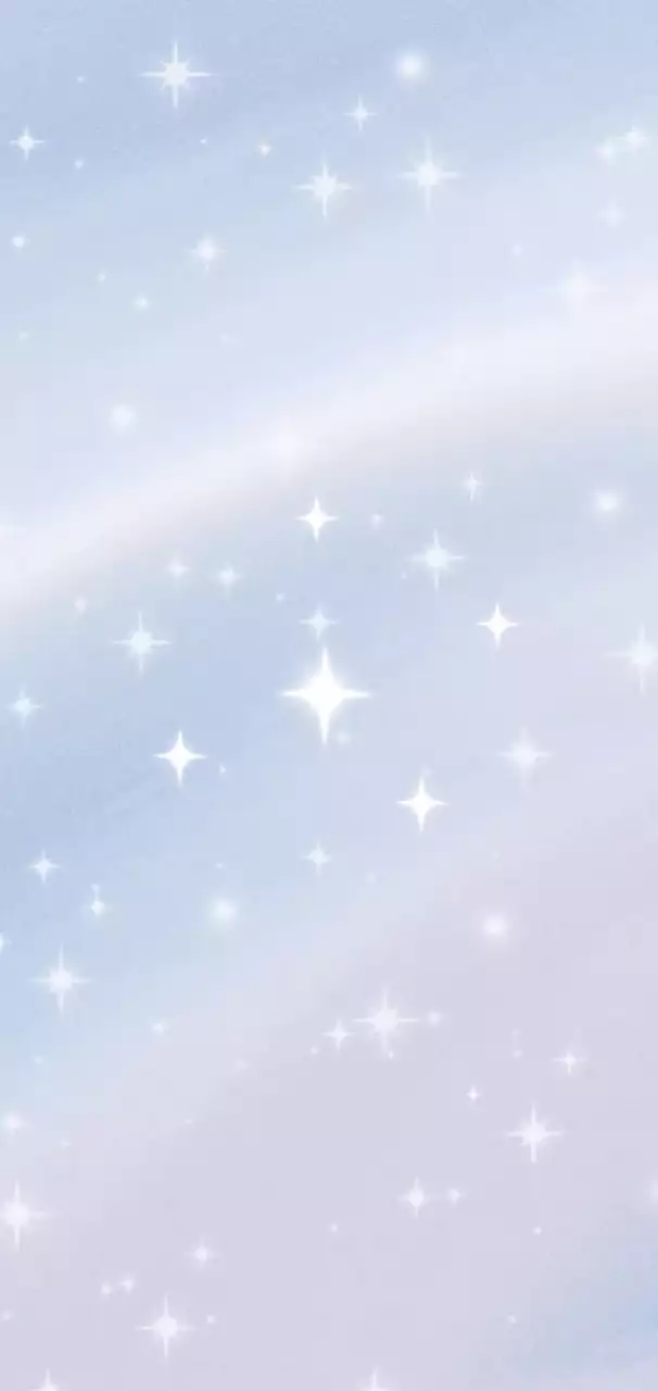 하늘색 미니멀 별빛 배경 엽서