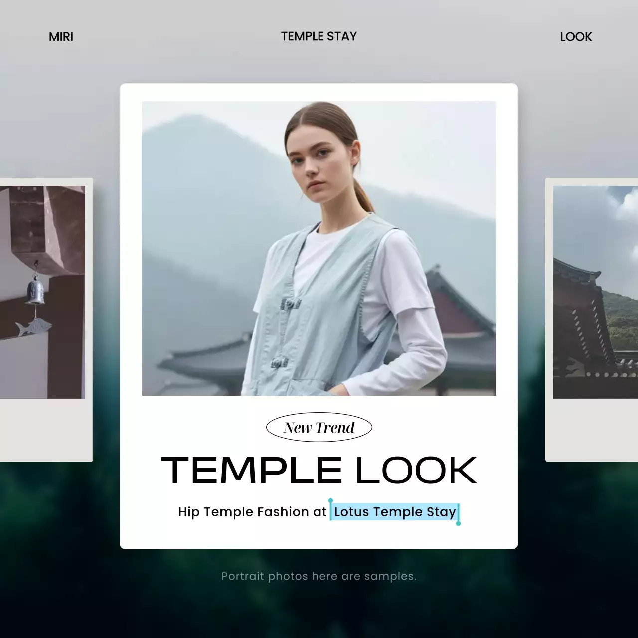 파란색 미니멀리스트 사원 패션 가이드