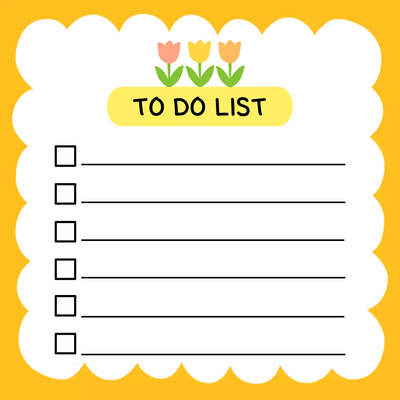 노랑 아기자기한 일정관리