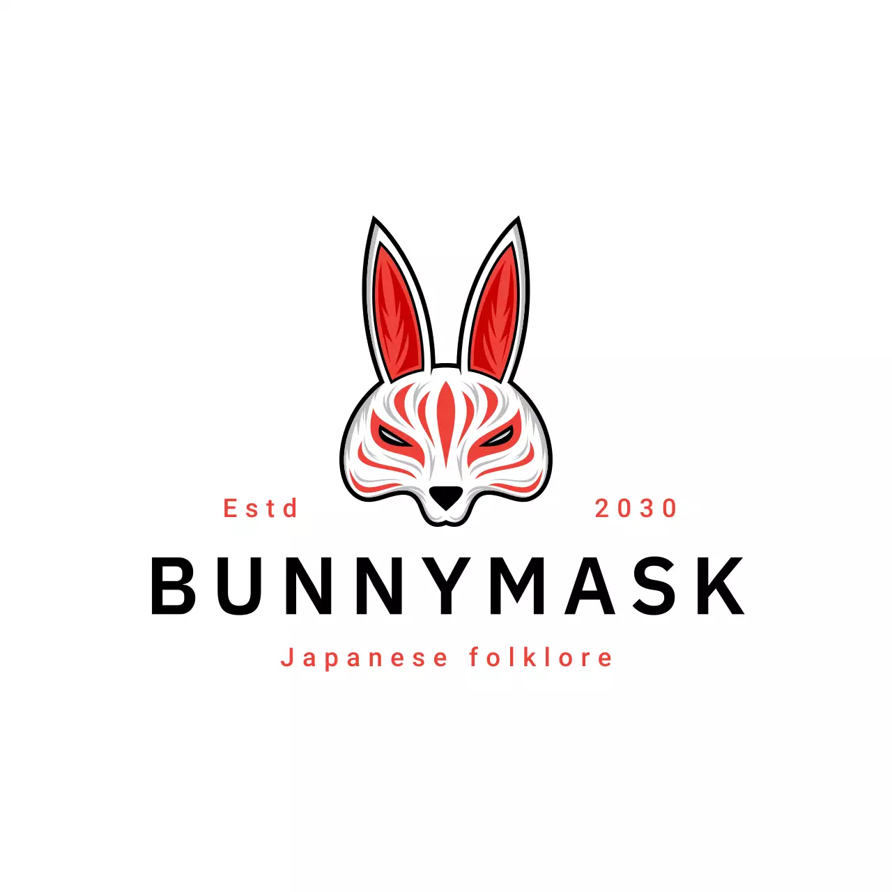 red traditional folklore advertisement