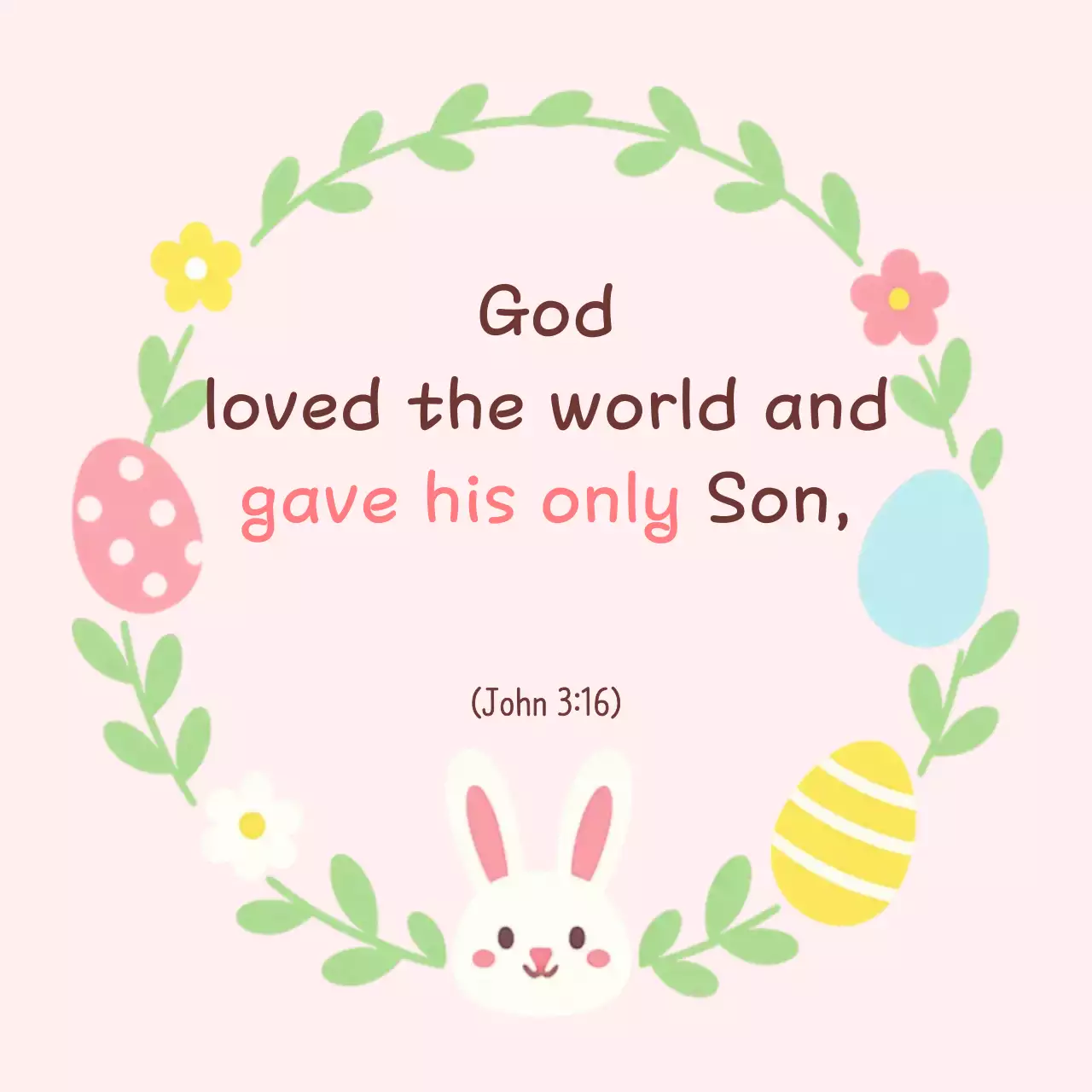 Pink and cute Easter celebration