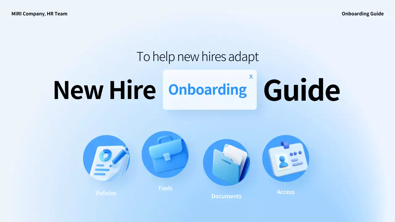 Panduan Orientasi Karyawan Baru Blue Clean