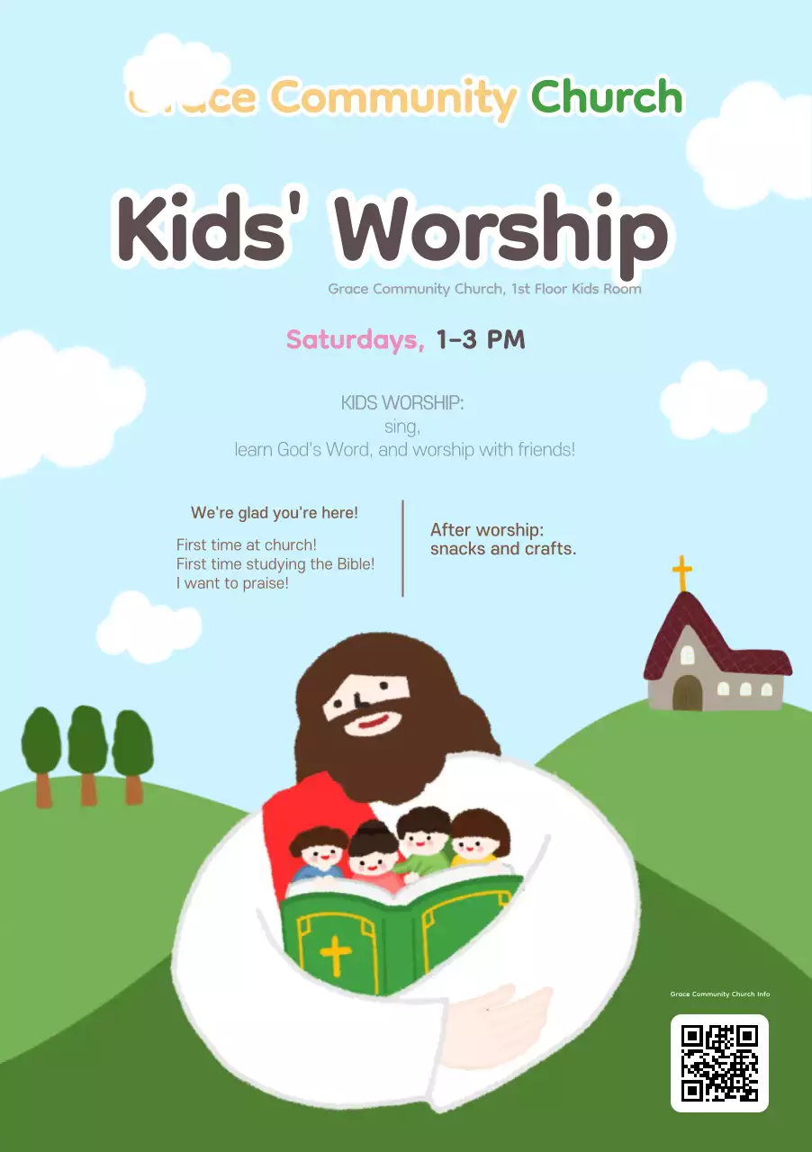 Blue Baby Children's Worship Guide