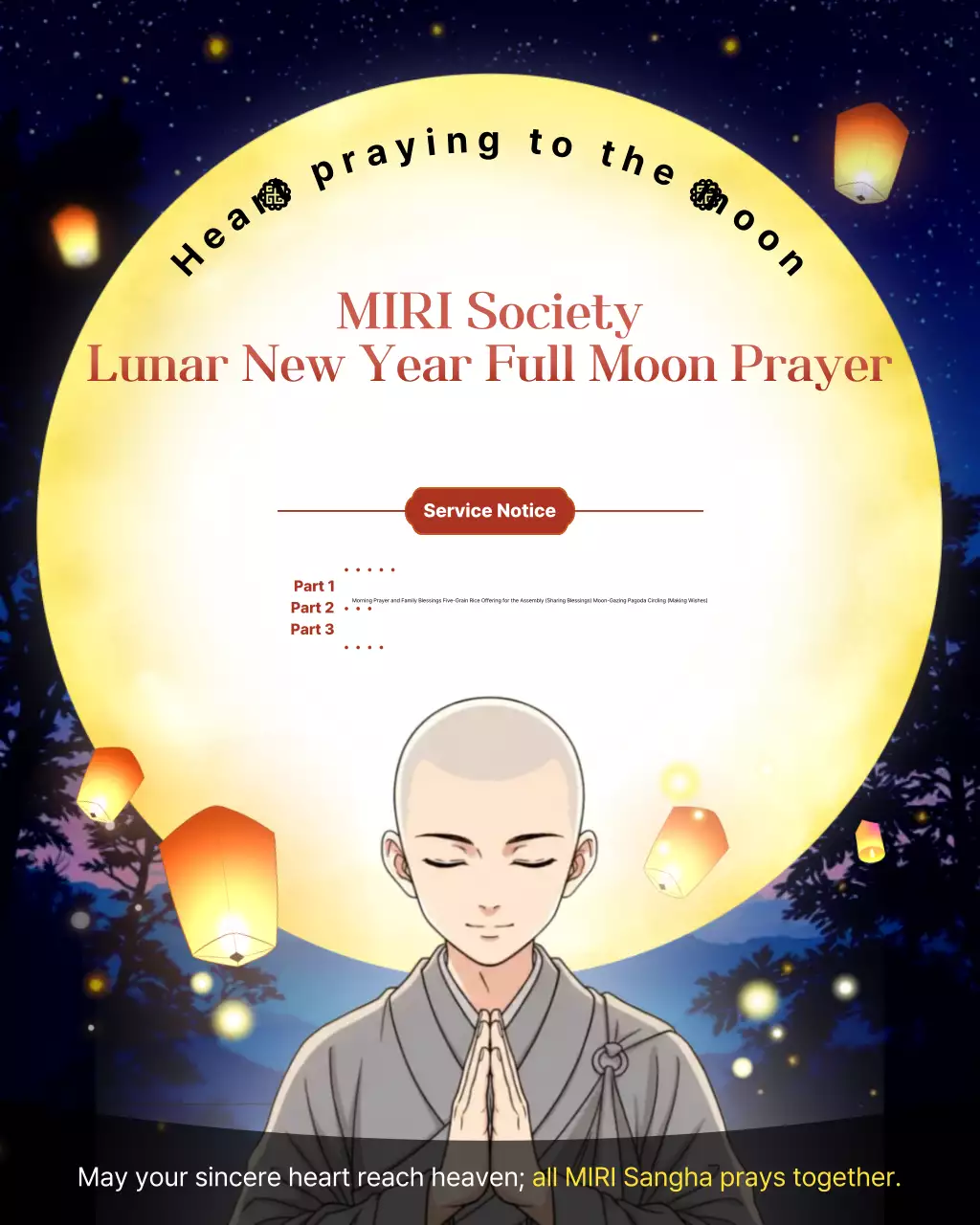 Yellow Simple First Full Moon Guide