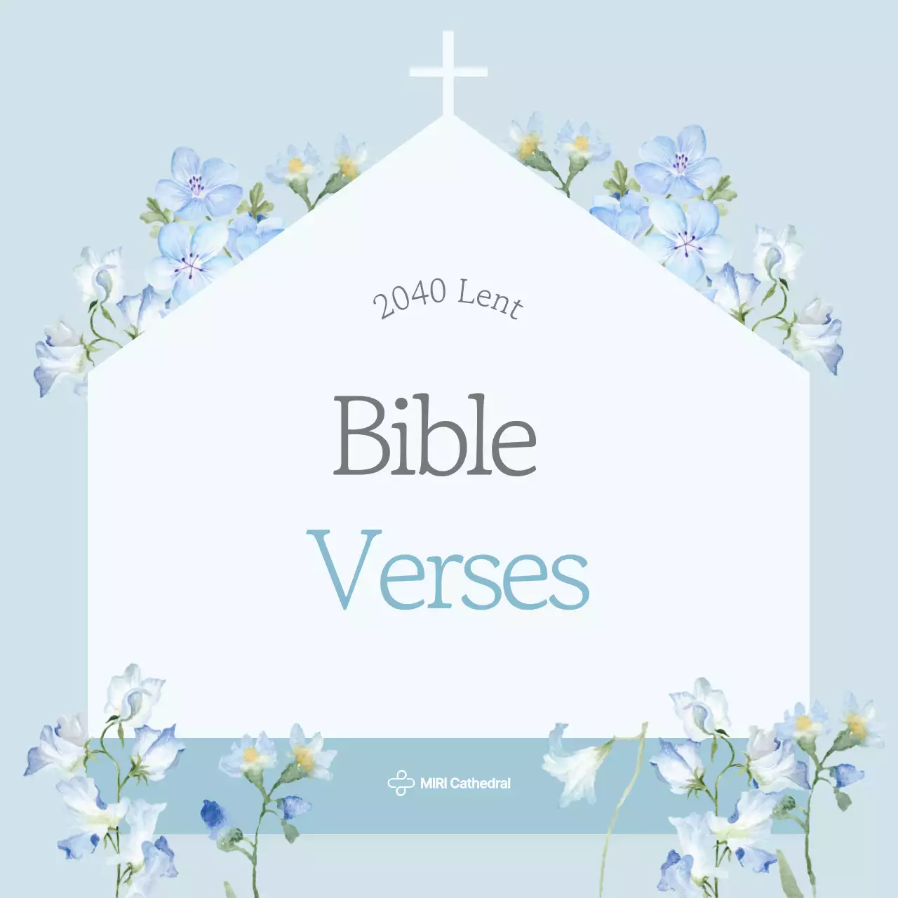 Sky Blue Clean Bible Verse Guide for Me