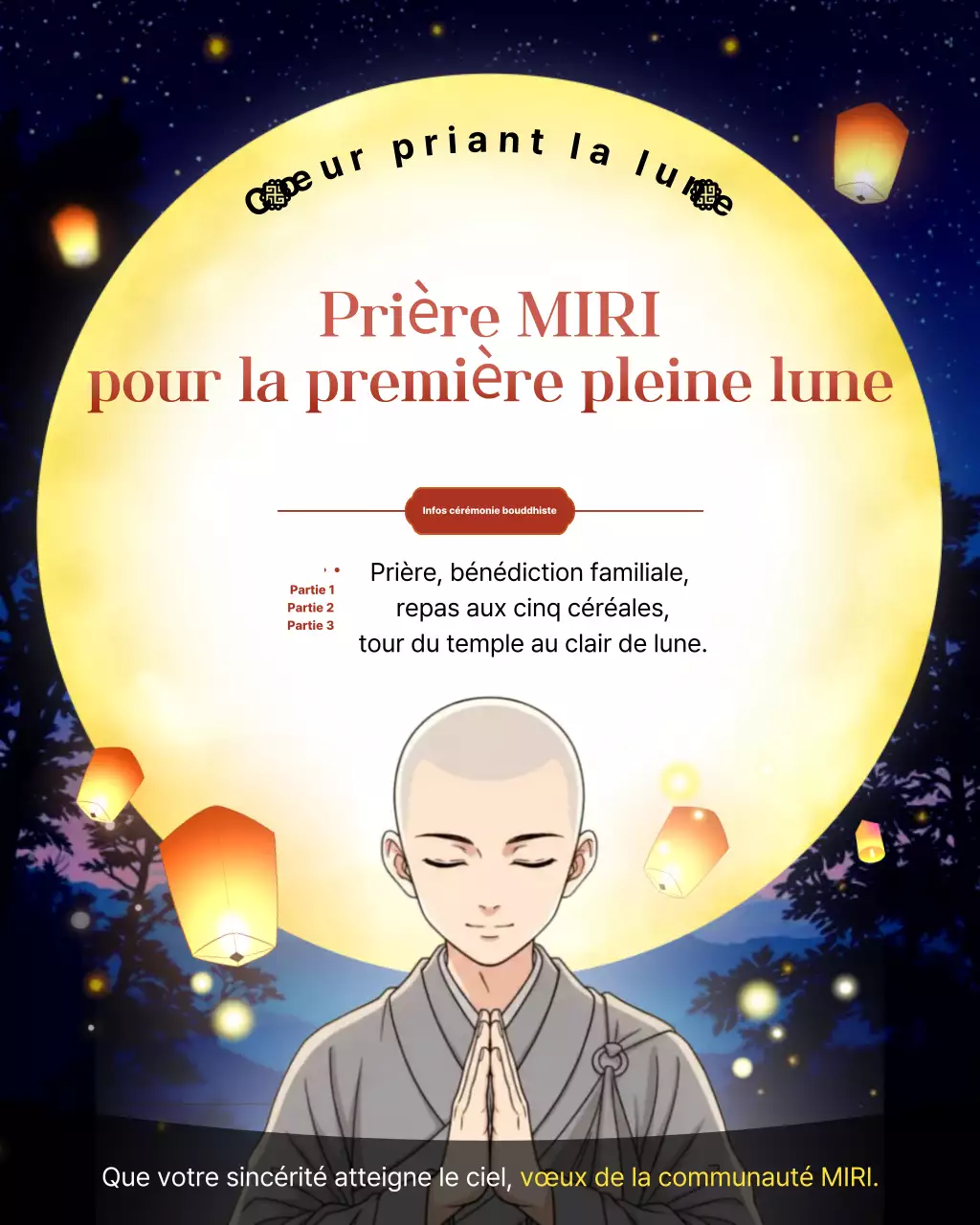 Guide simple de la première pleine lune jaune