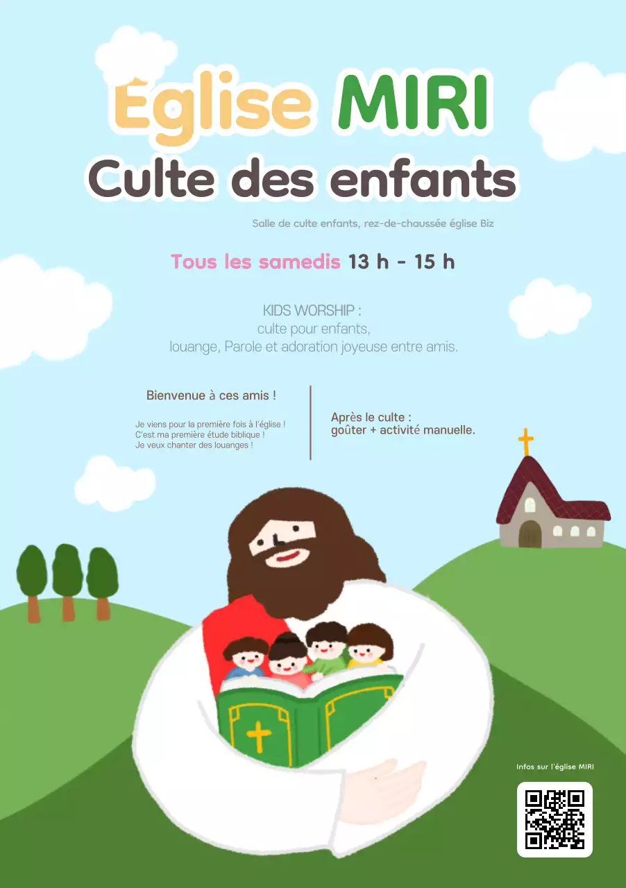Guide de culte pour enfants Blue Baby