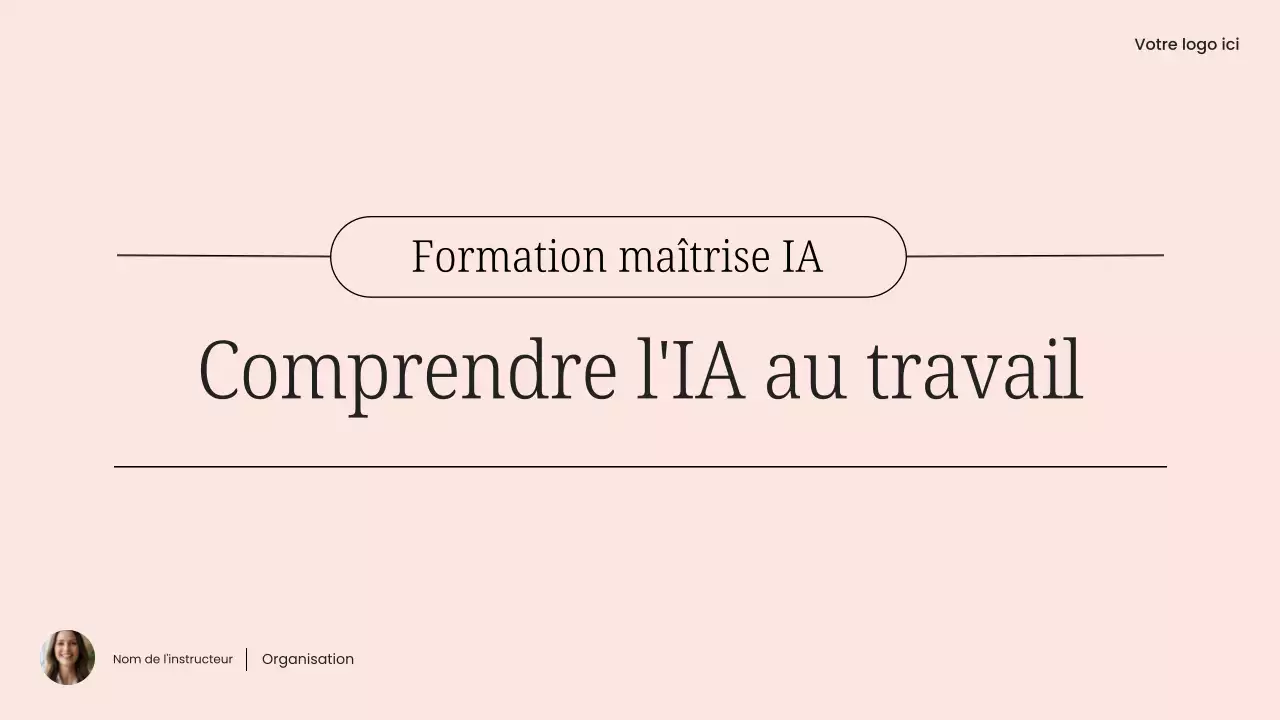 Présentation du cours de formation Pink Simple AI