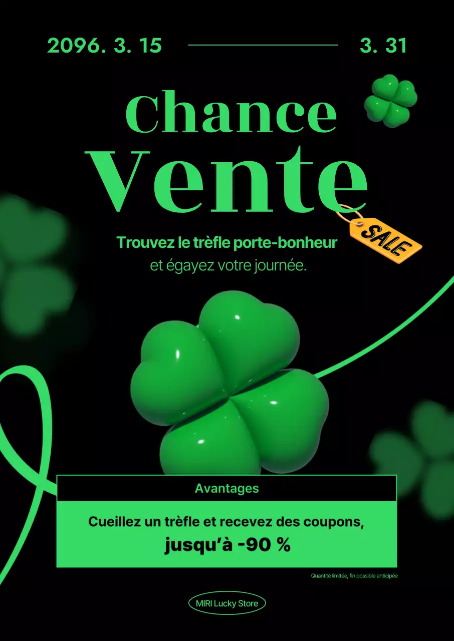 Événement de vente Green Simple
