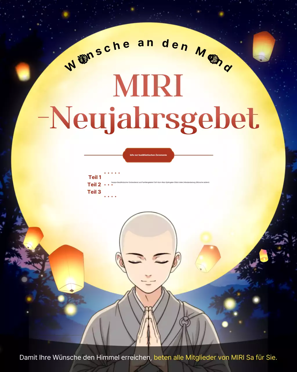 Einfacher Leitfaden für den ersten Vollmond (Gelb)