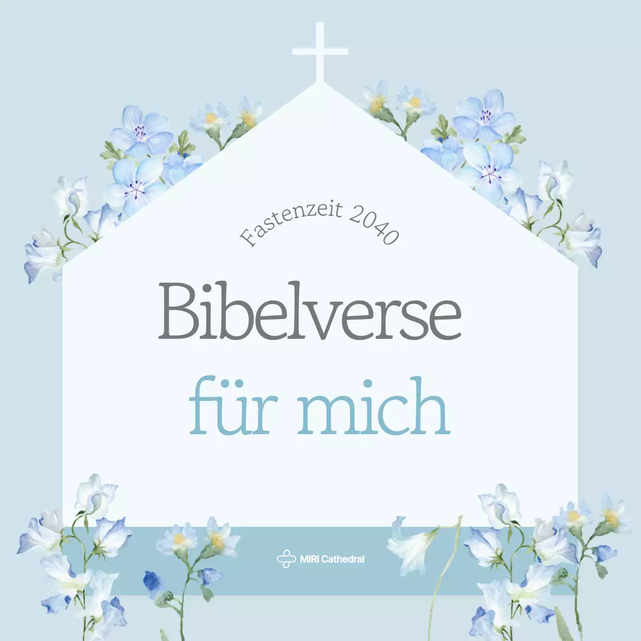 Sky Blue Clean Bibelversführer für mich