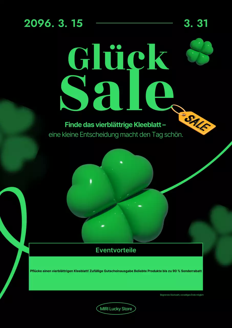 Green Simple Sale-Aktion