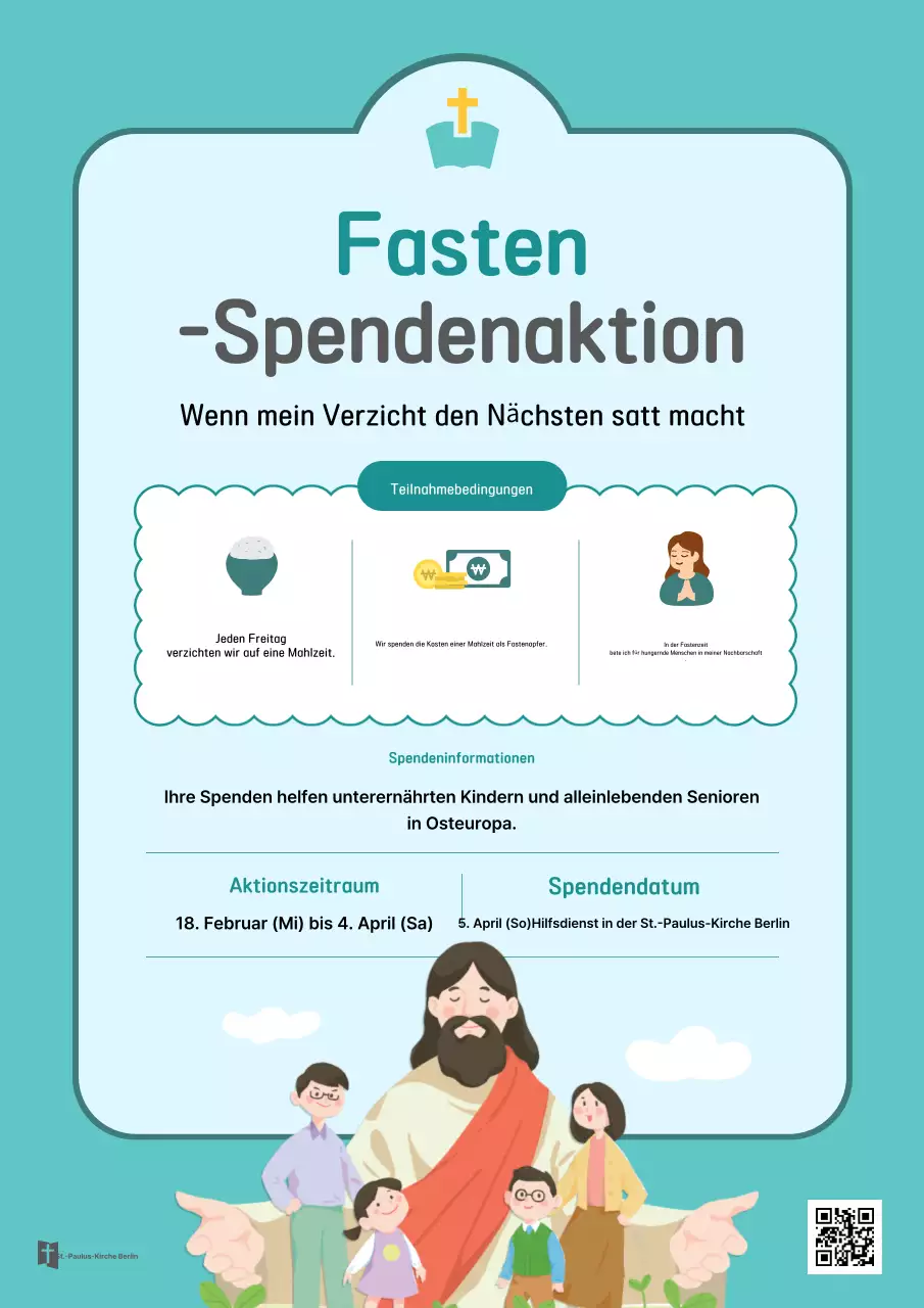 Leitfaden zur Spendenkampagne „Sky Blue Clean“ für die Fastenzeit (eine Mahlzeit)