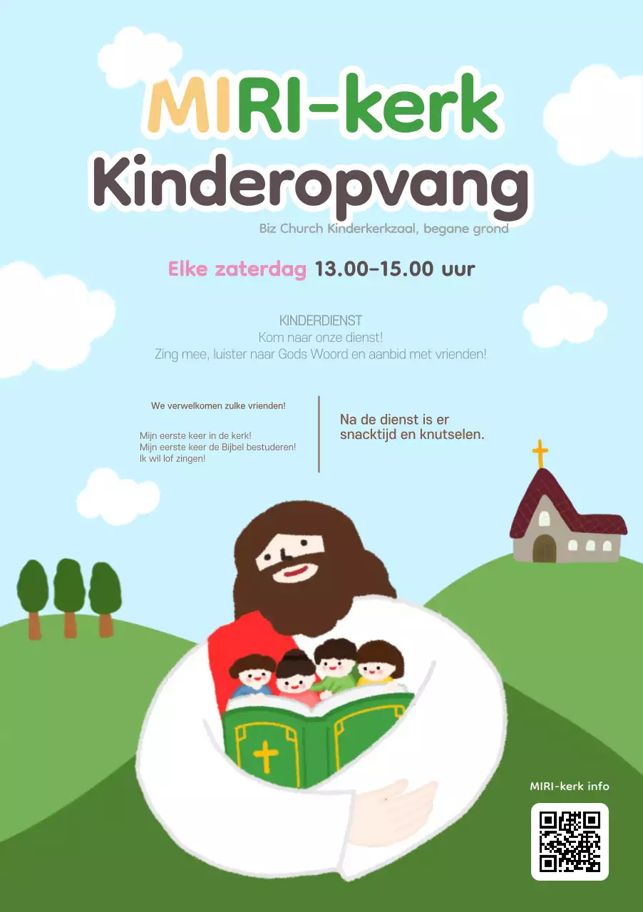 Gids voor de kinderdienst van Blue Baby