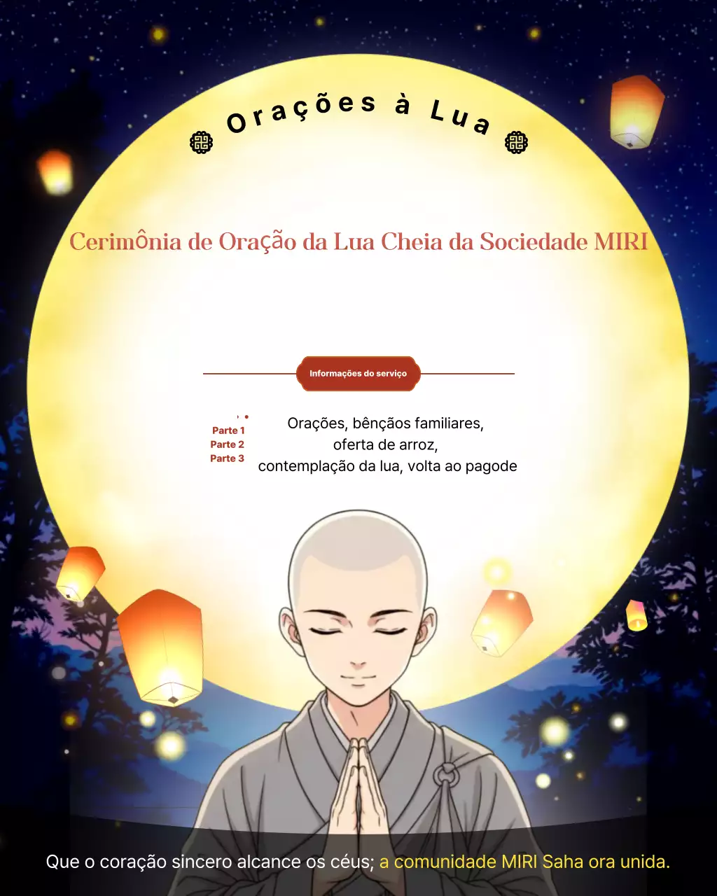 Guia simples para a primeira lua cheia amarela