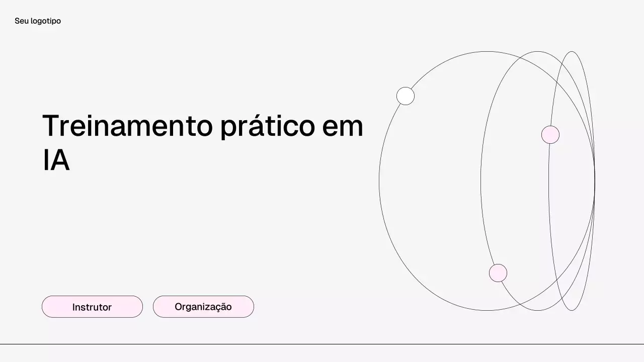 Guia de Treinamento de IA Minimalista Rosa